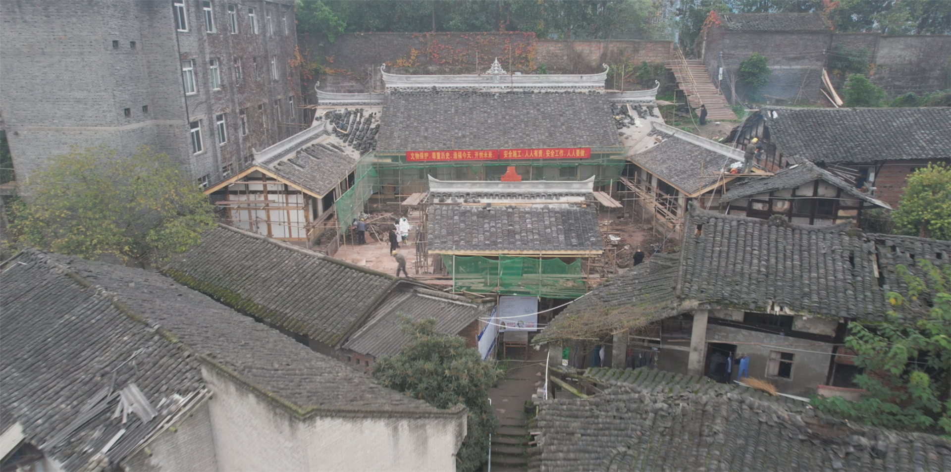 安居古城新建工程，古韻新生中的溫馨日常亮相