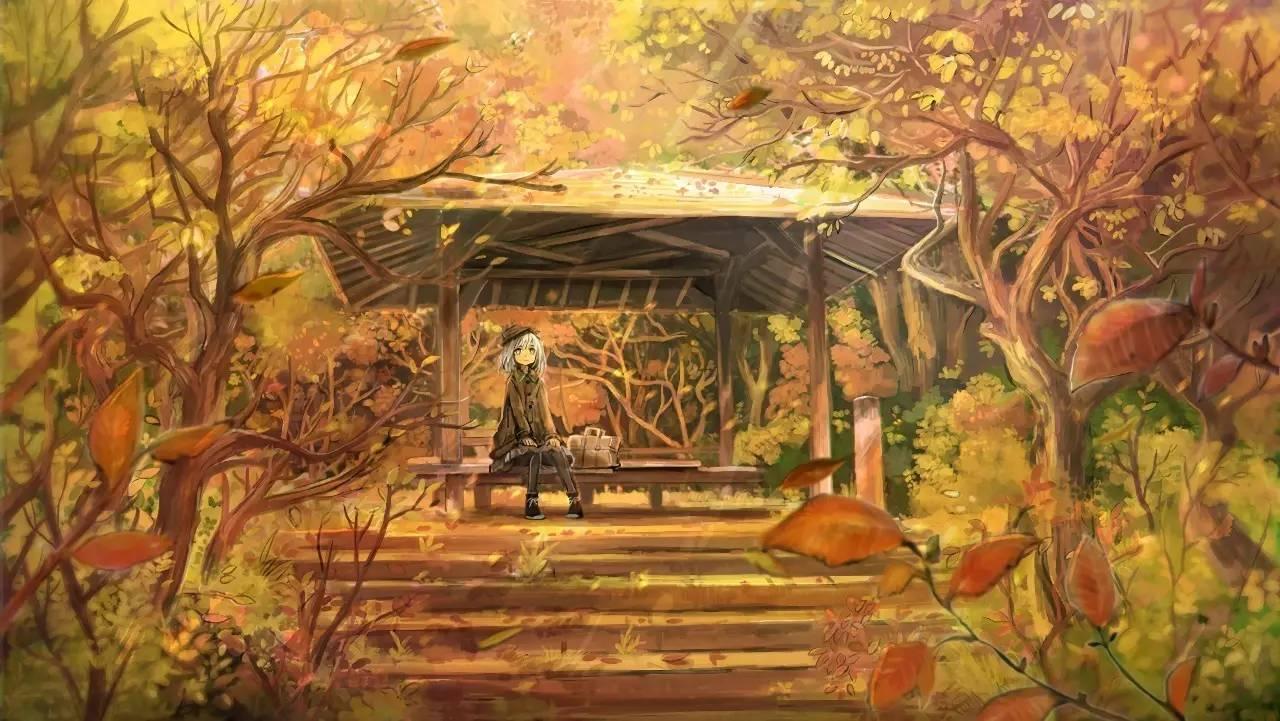 動漫風(fēng)景圖，彩繪之旅中的自信與成就感展現(xiàn)
