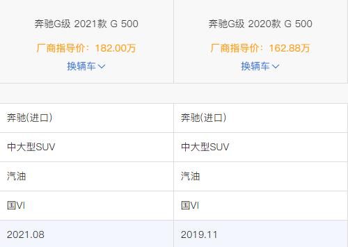 g600奔馳最新報價